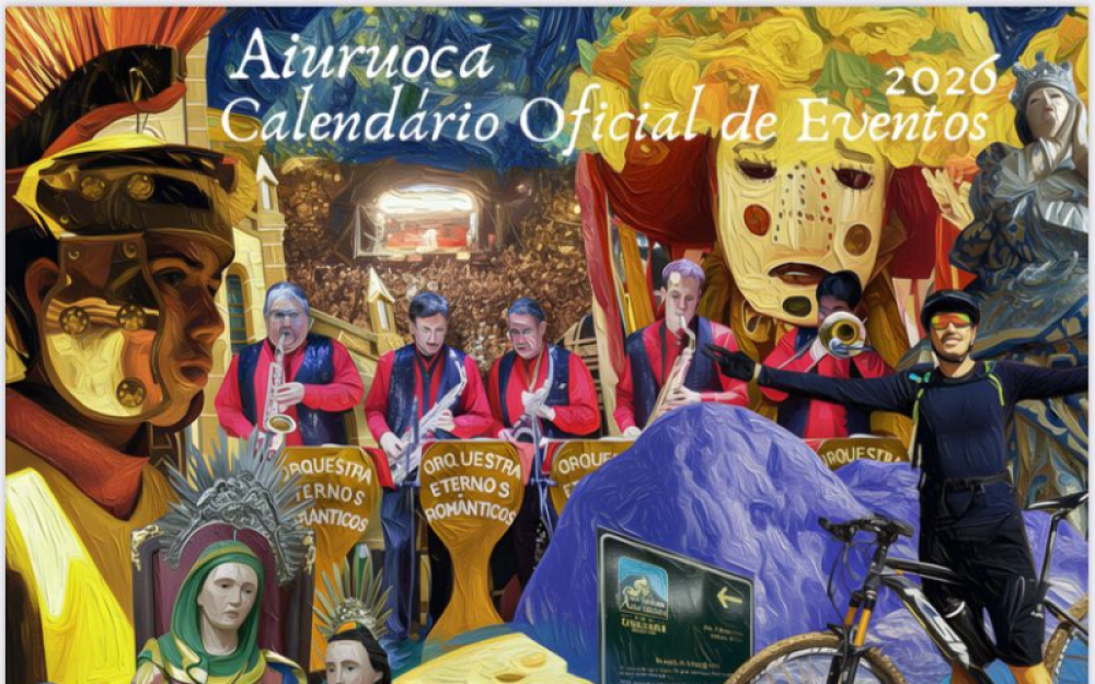 Governo Municipal divulga o Calendário Oficial de Eventos de Aiuruoca 2026.